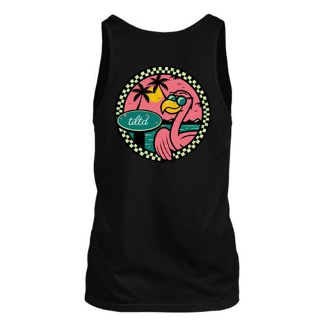 The "Tiltd Retro Flamingo" Tank