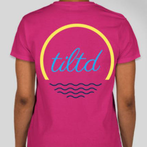 TILTD "Create Waves" Ladies Pink T-Shirt