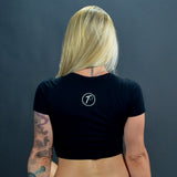 TILTD Ladies Crop Top Black